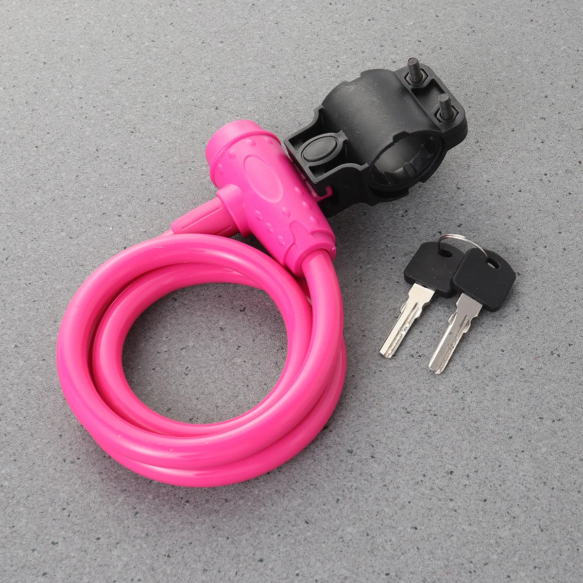 

Bike Lock Pink Metal Cable Antitheft Durable Flexible Scratchresistant Bicycle Atv Grill Lawnmower Security