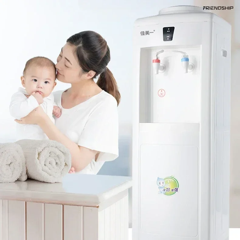 Water dispenser, home vertical, refrigeration, heating, desktop, small for office, for bucket of water, automatic, new models.