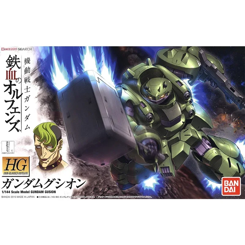 Spot Direct Delivery Bandai Original Anime Collectible GUNDAM Model HG IBO GUNDAM GUSION Action Figure Assembly Toys For Kids