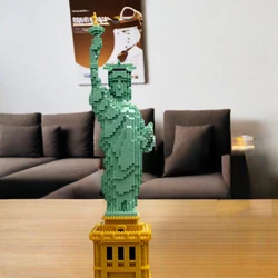 Statue of Liberty Architecture Model Building Blocks Toys: Creative and Educational Set- Perfect Choice for Architecture Fans