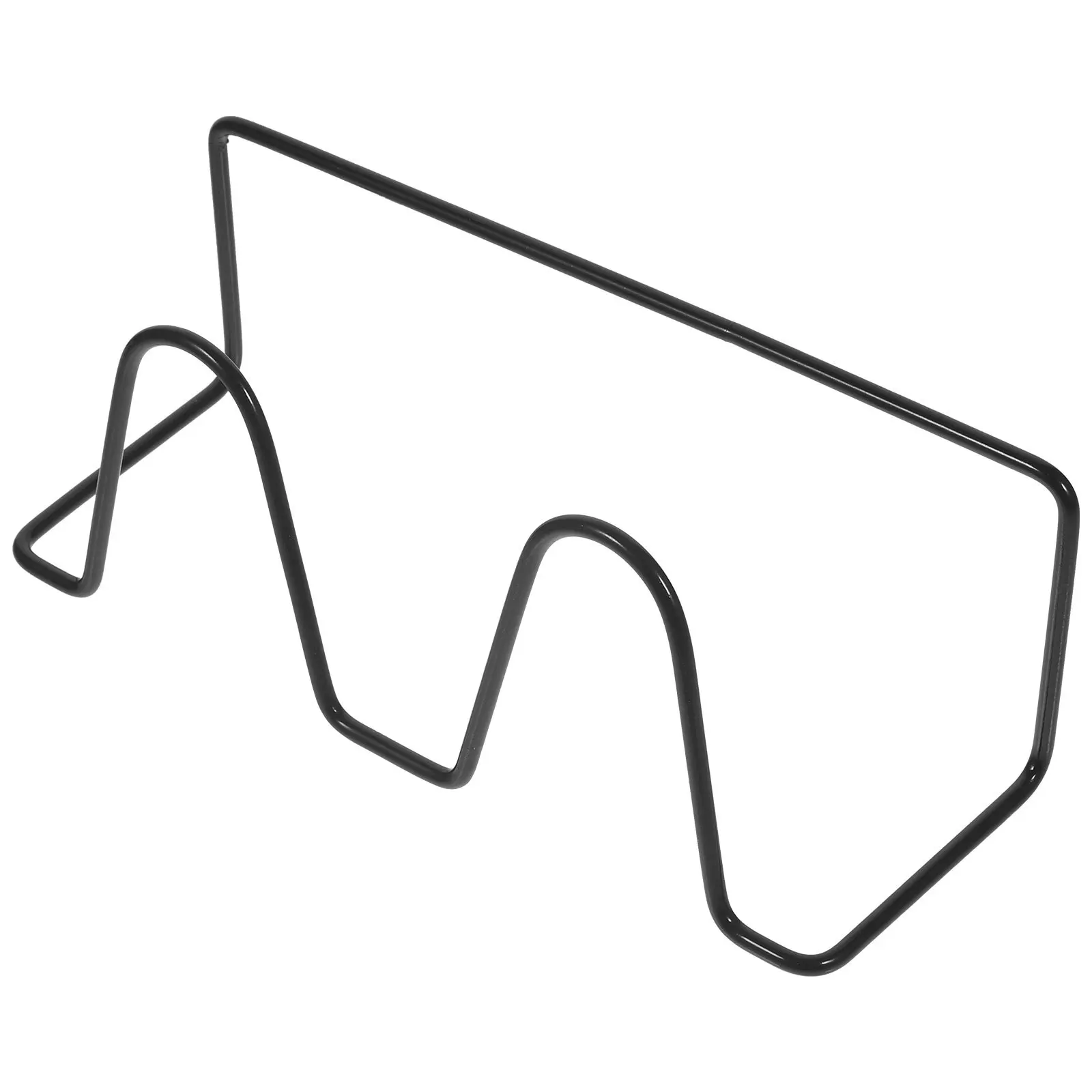 

Bathroom Slippers Organizer Punch-Free Wall Mounted Slipper Rack Black Iron Shoe Holder Space Saving Storage Rack