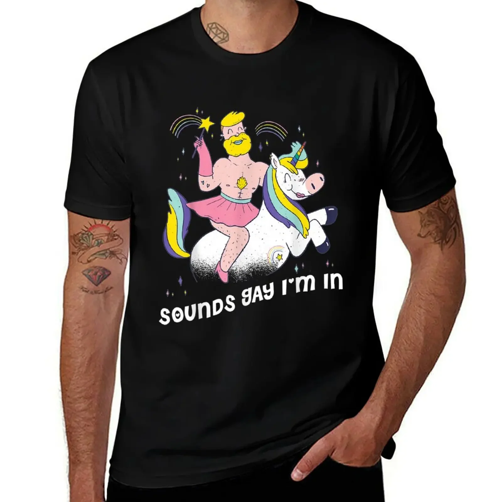 

Sounds Gay Im In T-Shirt korean fashion cute clothes vintage mens champion t shirts