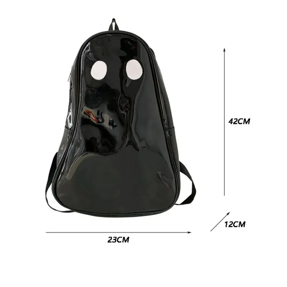 High Quality PVC Transparent Backpack Unisex Backpack Large Capacity Clear Bag Ghost Sports Backpack Halloween