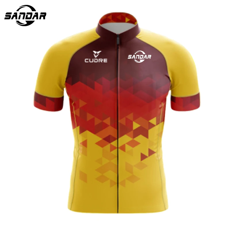 

High-Performance Men's Short Sleeve Bike Shirt - Moisture Wicking & UV Protection