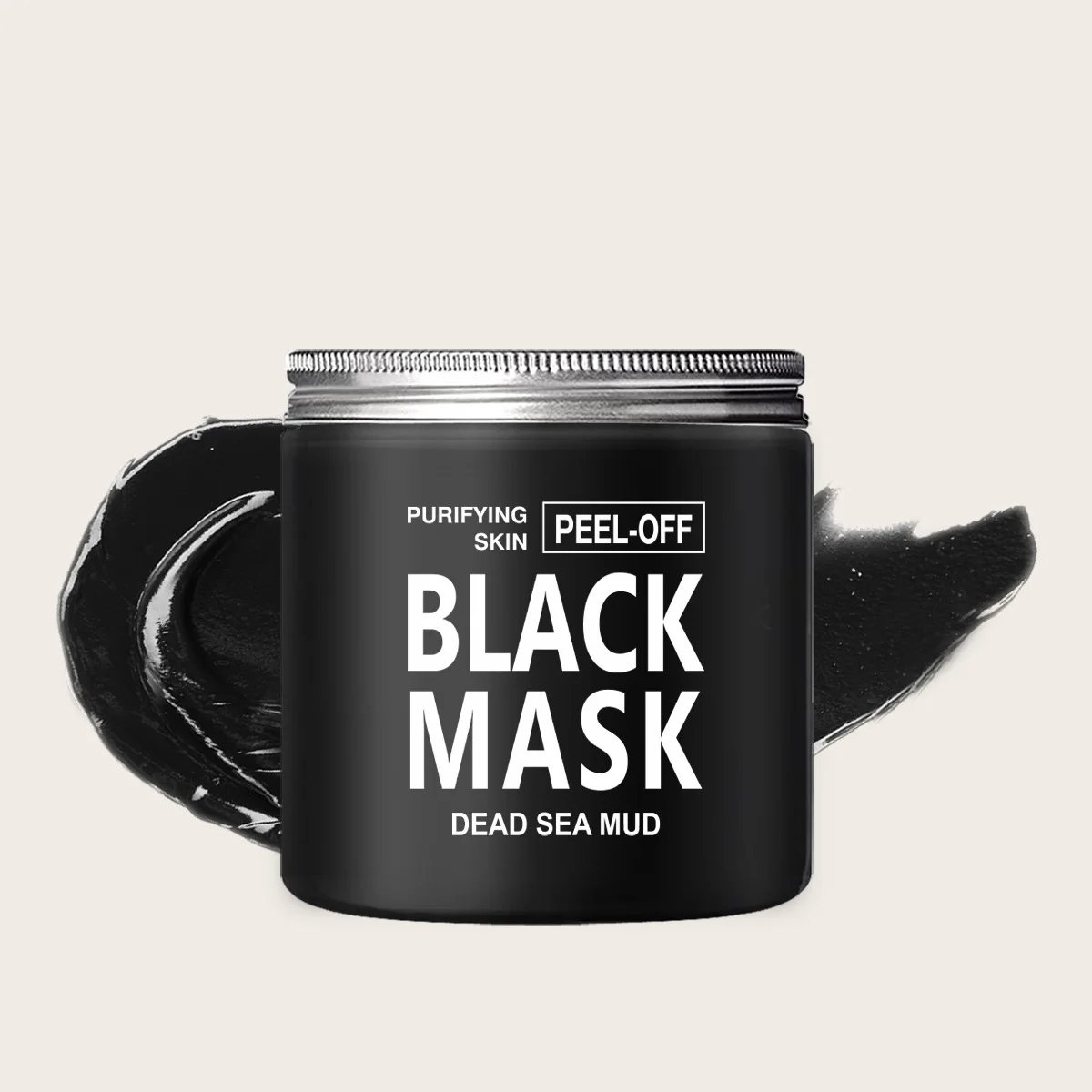 

200g KOEC Dead Sea Mud Peel-Off Purifying Facial Mask Deep Cleansing Hydrating Oil-Control Remove Blackhead Acne Bamboo Charcoal