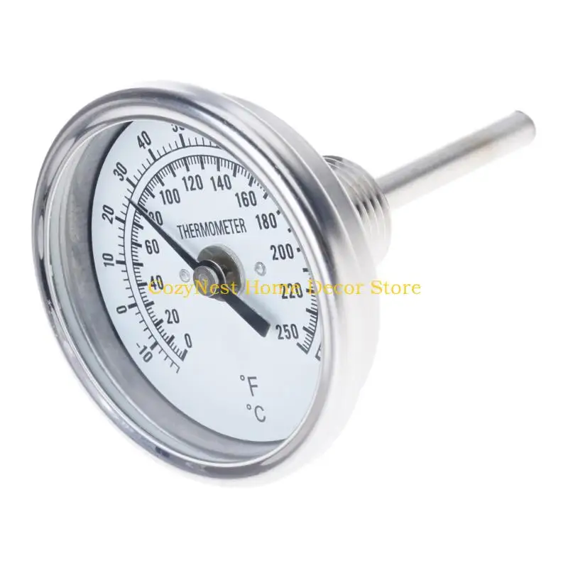 

Круглый термометр 92MF, монитор температуры, круглый термограф Цельсия для пластикового биметаллического термометра, дюйма 2