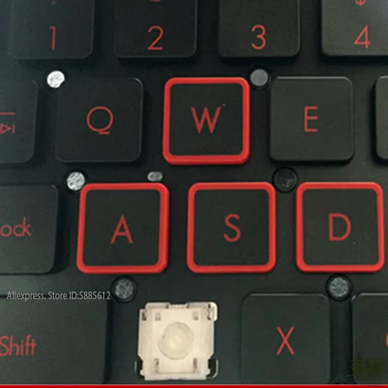 Zamienny keycap, nakładka na klawisz, mechanizm nożycowy i zawias do klawiatury Acer Nitro 5 AN515-51/52 AN515-53 N16C7 N17C1 N17C7