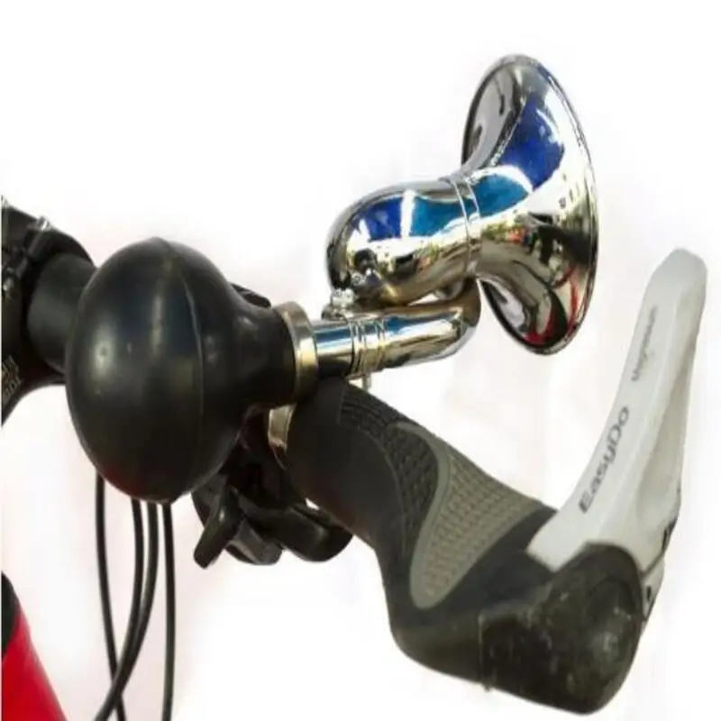 Big Snail Bike Air Horn Retro Metal Bell Bugle Bicycle Signal Cycling Trumpet Honking Fit Handlebar Diameter 20-25.4mm