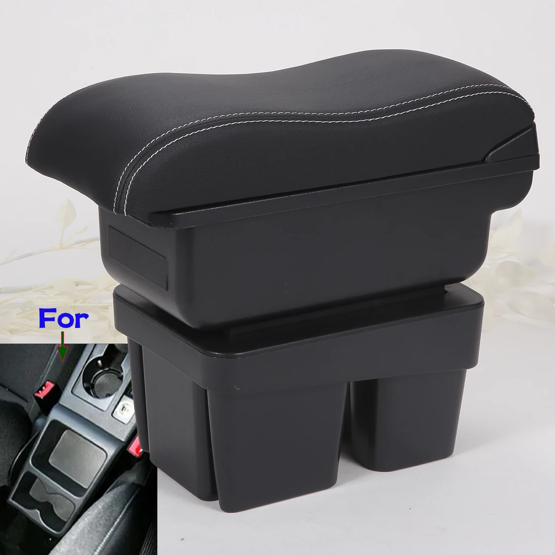 

Для VW Golf 7 Подлокотник для Volkswagen Golf 7 Mk7 Автомобильный подлокотник Автоматический ящик для хранения усилий интерьерные детали Аксессуары 2014-2019