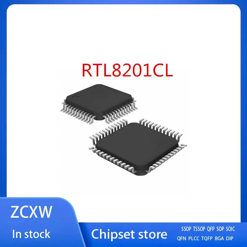 New  5PCS/LOT    RTL8201CL    RTL8201CL-VD-LF    LQFP-48