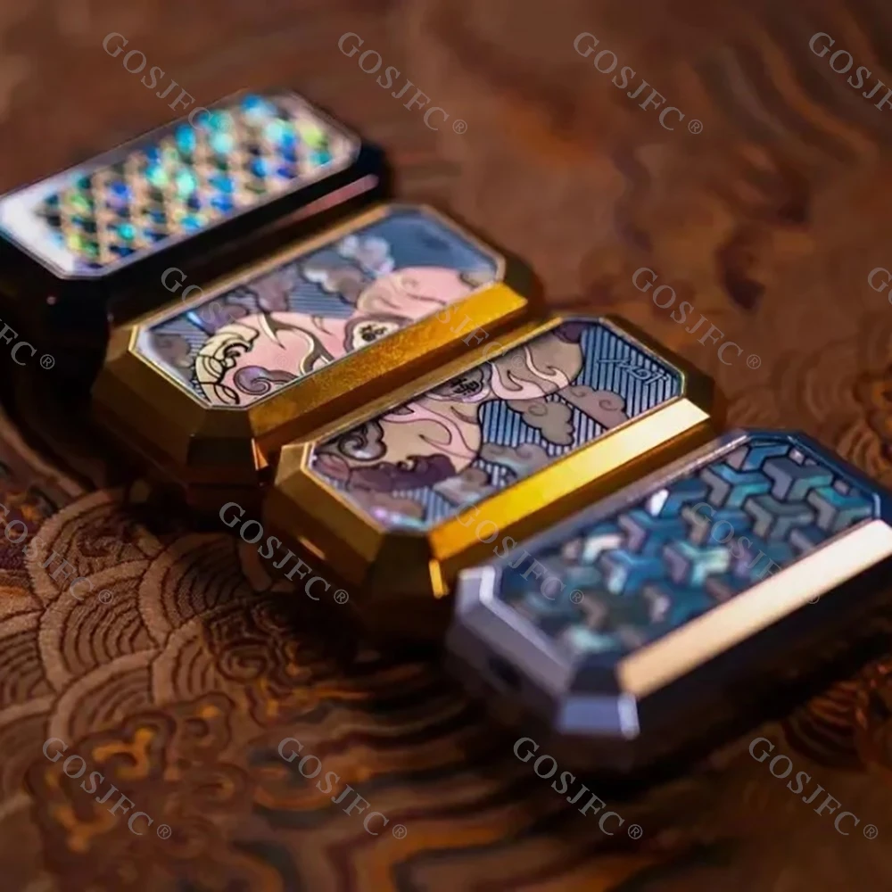 CC28 EDC Palm-sized Treasure Coating Toys Fidget Slider Fidget Toys For Adults Office Original Designs Anxiety Relief Gadgets