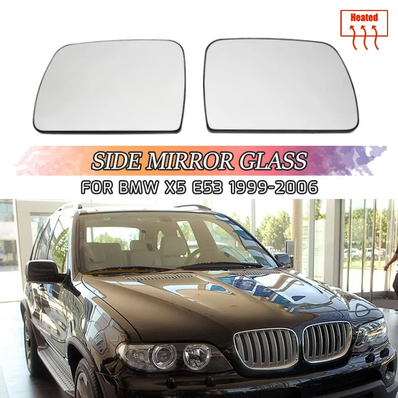 

Зеркало с подогревом указателя поворота для BMW X5 E53 1999-2002 2003 2004 2005 2006 3.0i 4.4i, автомобильный Стайлинг, автомобильные аксессуары заднего вида
