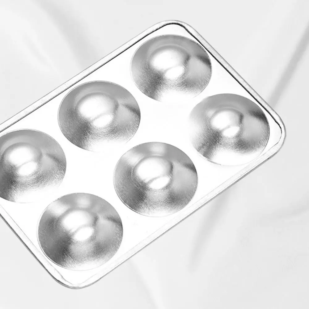 Metal Watercolor Palette 6/10/12 Wells Circular/Rectangular Mixing Paint Tray Hand Drawn Painting Color Palette Art Supplies