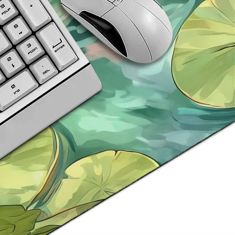 Mouse Pad Gaming Lotus Pond Hamster printon demand Custom Home Mousepad XXL MousePads Soft Office Natural Rubber Mice Pad