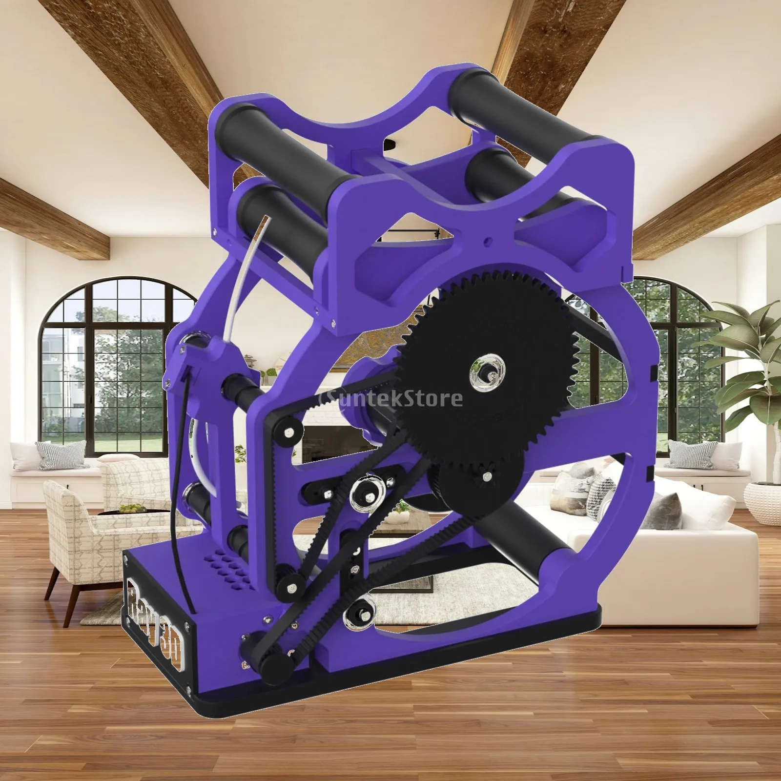 Filament Spooler High-Power Spool Winder Machine Spool Winder Sturdy for 3D Printing Hobbyists, Maker Labs