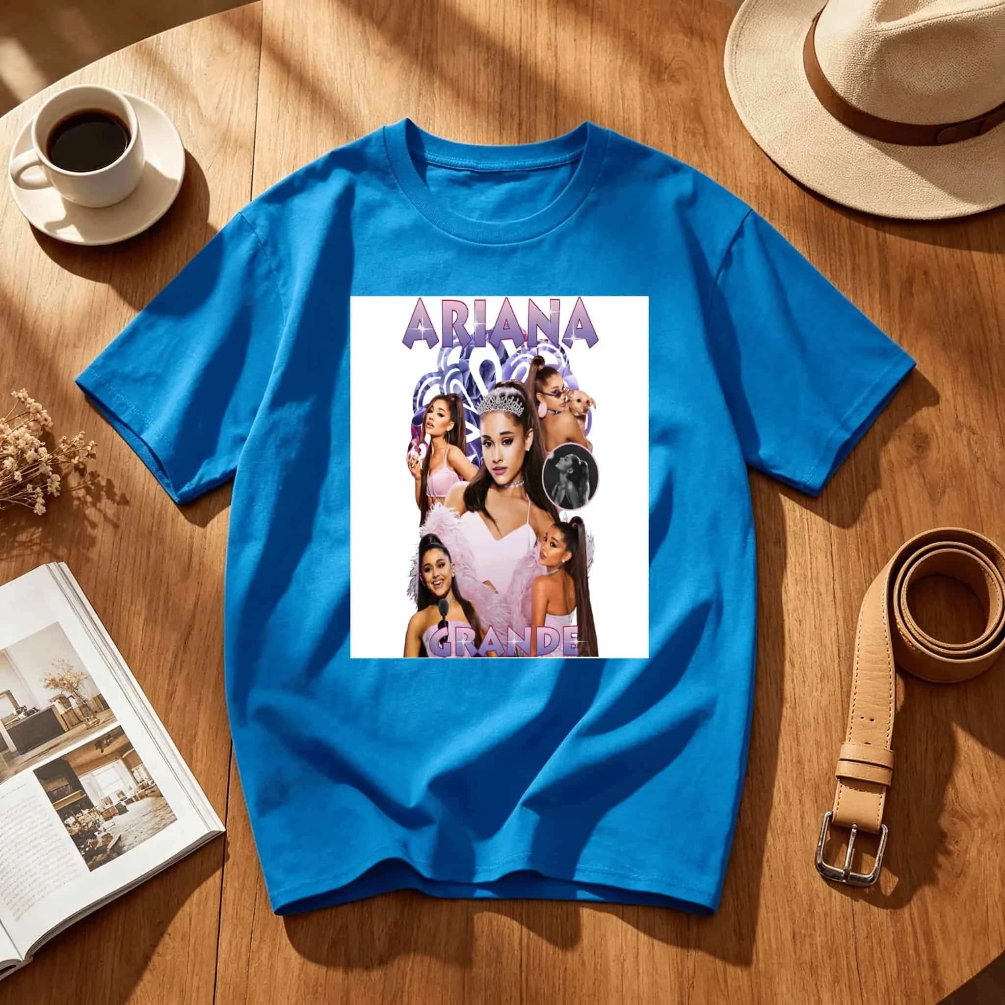 Ariana Grande Collage Poster   1. 410 2. ArianaPost Trendy Harajuku Style Fashion Tee