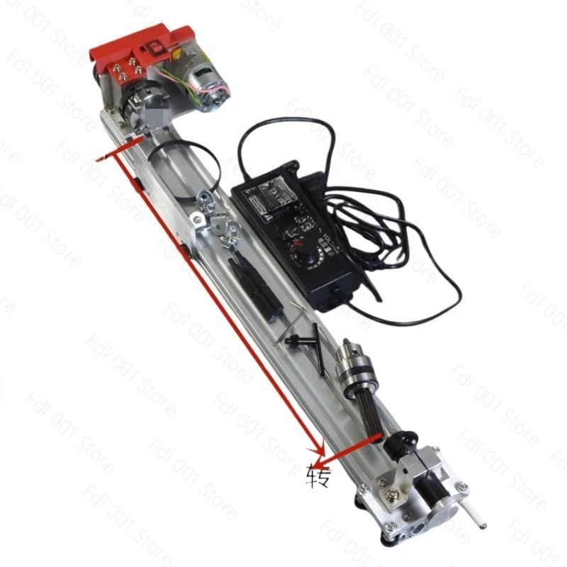 Mini Wood Lathe 775 Multifunction Bead Polishing Carving Machine for DIY
