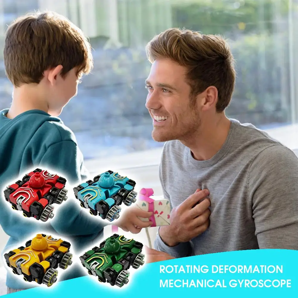 Vingertoprotatie en vervorming Mechanische top Creatief educatief speelgoed Ouder-kind interactieve top Z0P6