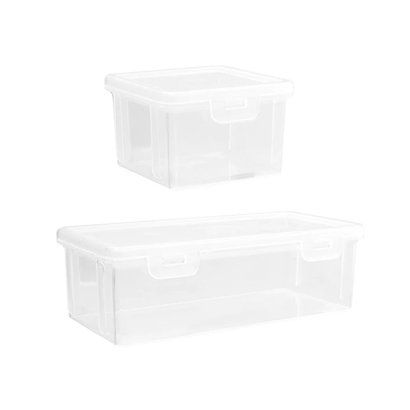 Cable Storage Box Transparent Plastic Data Line Container For Desk Stationery Multifunctional Headset Charging