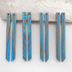 B&F Rainbow Jasper Earring Beads for Jewelry Making, Handmade Natural stones beads, Polished Stones for jewelry Making Supplies