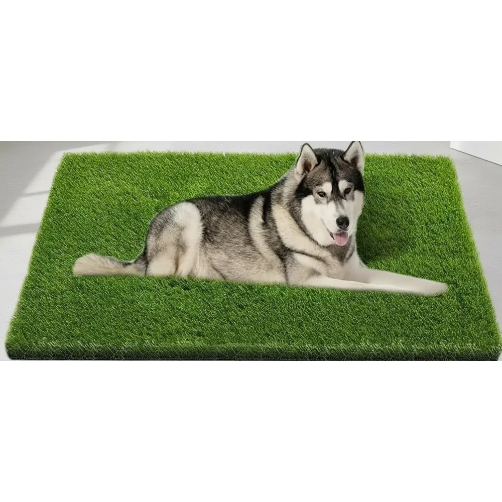 

Professional Dog Grass Mat, Artificial Turf for Potty Training, Outdoor Patio Lawn with Drainage Holes
