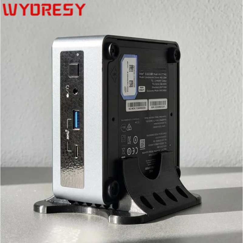 WYORESY for Intel (NUC10i3FNH/NUC10i5FNH/NUC10i7FNH/NUC10i5FNKN/NUC10i7FNKN) Frost Canyon Shock Absorption Vertical Stand Fast