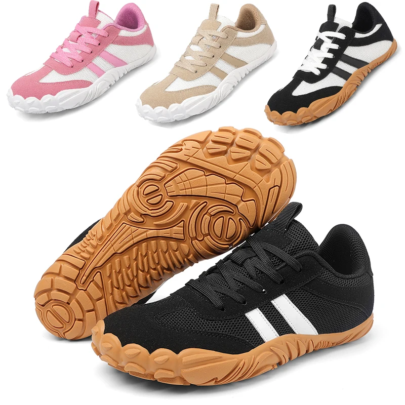 Unisex Wide Toe Barefoot Shoes Men Zero Drop Minimalist Sneakers Retro Women Outdoor Non Slip Walking Shoes Casual Sneakers New