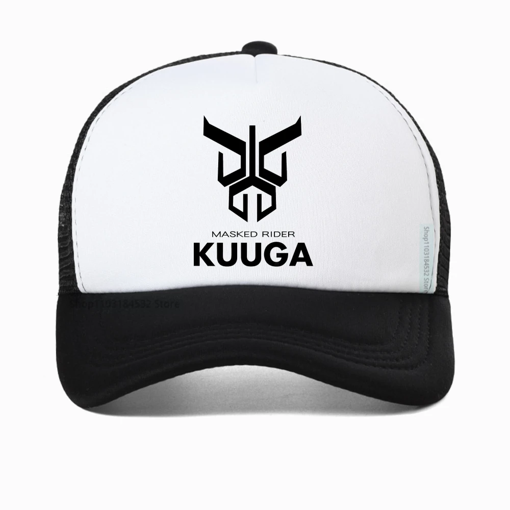 

Den-O Kuuga Zero-One printed baseball cap Japan Anime Kamen Rider Fans caps Vintage Cartoon Masked Knight Fans Man hat mesh hats