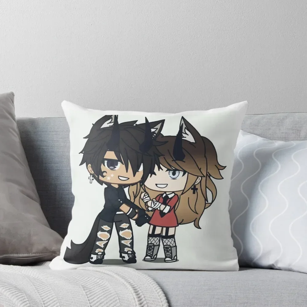 

Gacha life merch Throw Pillow Embroidered Cushion Cover bed pillows autumn decoration Decorative Sofa Cushion pillow
