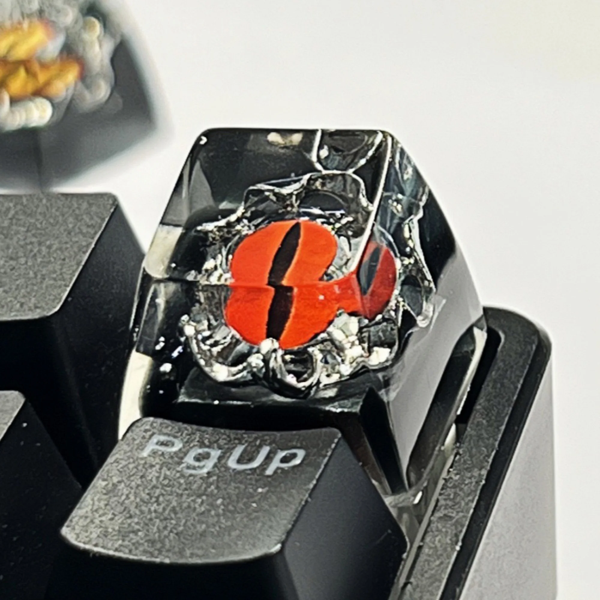 

Cool Evil Eye Keycaps Colored 3D Resin SA Profile Punk 1u R4 Novel Key Caps for MX Mechanical Keyboards