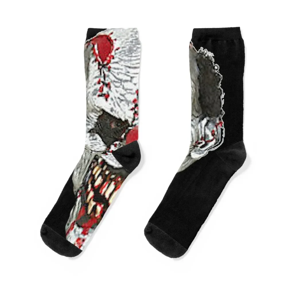 

BLOODY CLOWN Socks christmass gift winter moving stockings Socks Man Women's