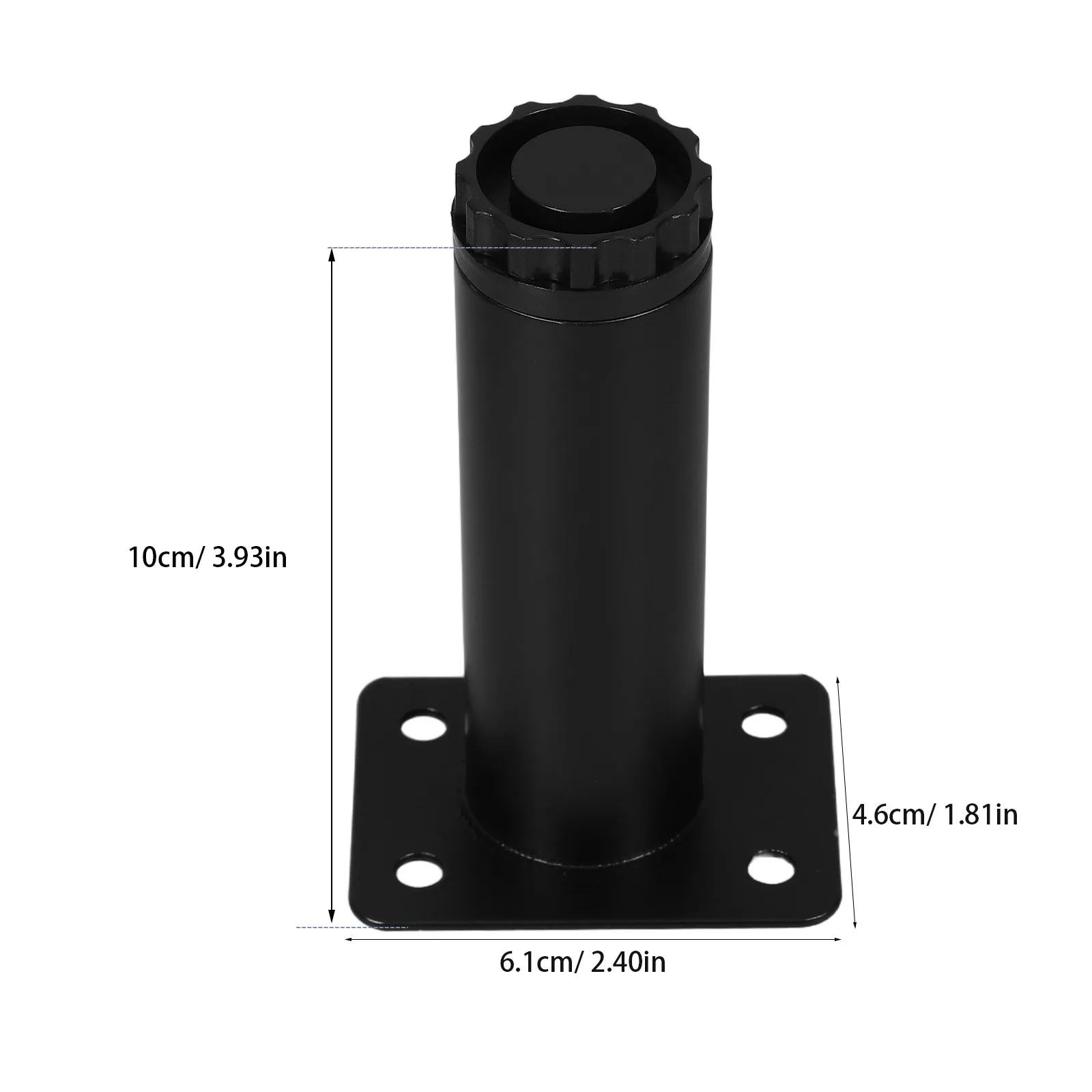 8Pcs Furniture Legs Adjustable Metal Round Sofa Bed Support Replacement Cabinet Feet Heavy Duty Support Legs Couch Feet