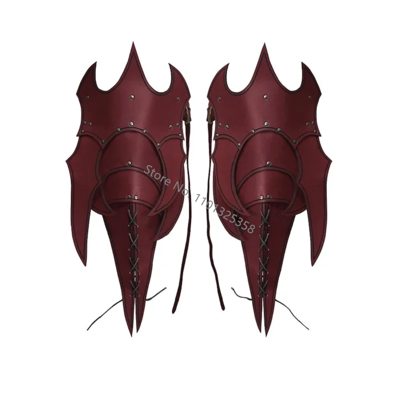 Couro pauldrons spaulders medieval ombro armadura viking traje cavaleiro guerreiro cosplay larp acessório adereços dia das bruxas para homem