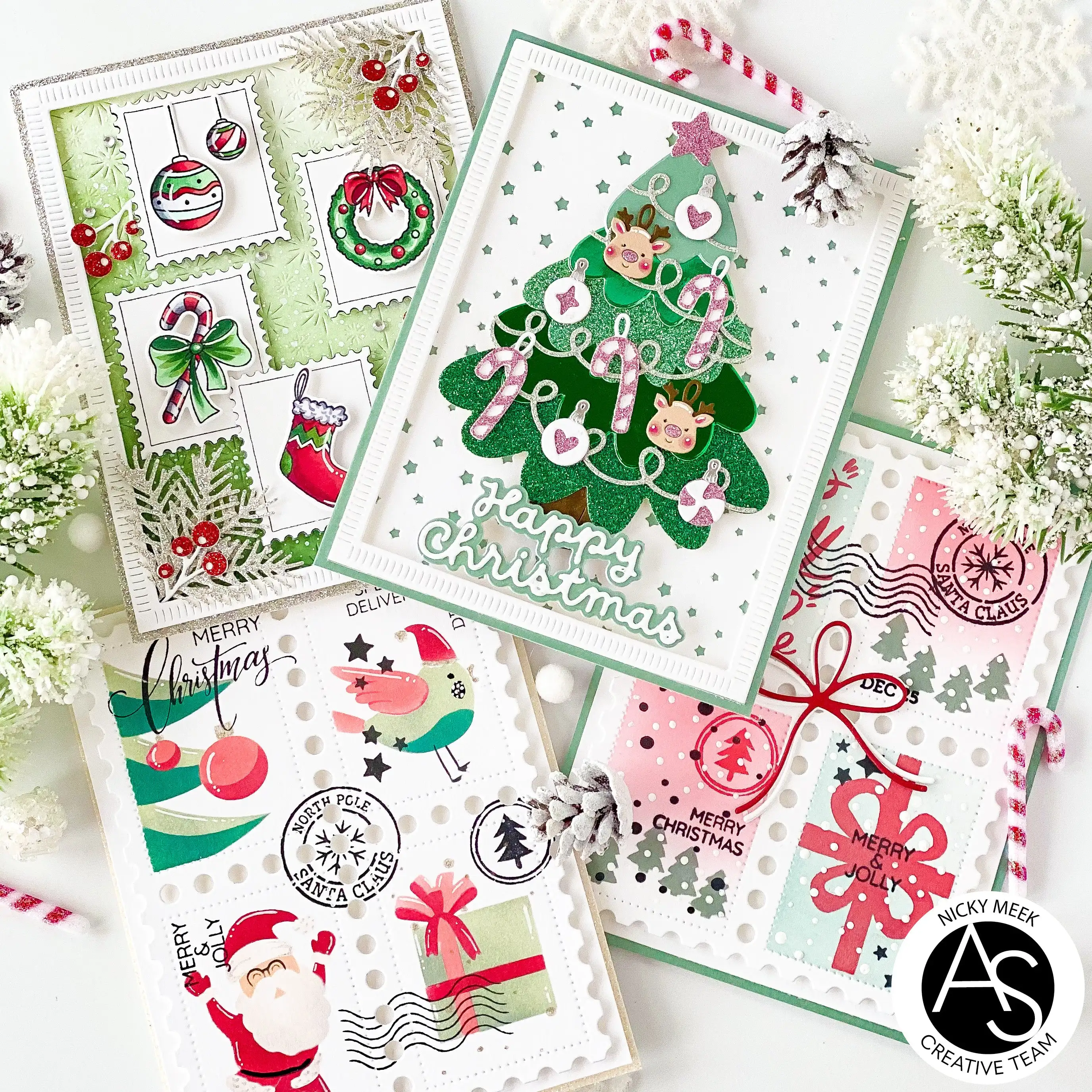 Christmas Decorative Wreath Cutter - alternate angle