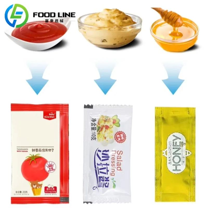 آلة تعبئة الأكياس عالية السرعة المخصصة سدادة الصف الصناعي مع وظيفة ترميز التاريخ وإعدادات جزء قابل للتعديل