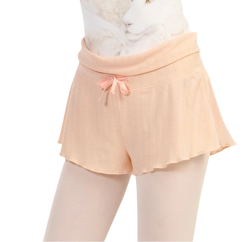 Celana Santai Lebar Anak Perempuan Celana Jogger Bukaan Kaki Kerut untuk Wanita Celana Pendek Pinggang Dapat Disesuaikan Gym Tari Yoga Atletik Balet Baru