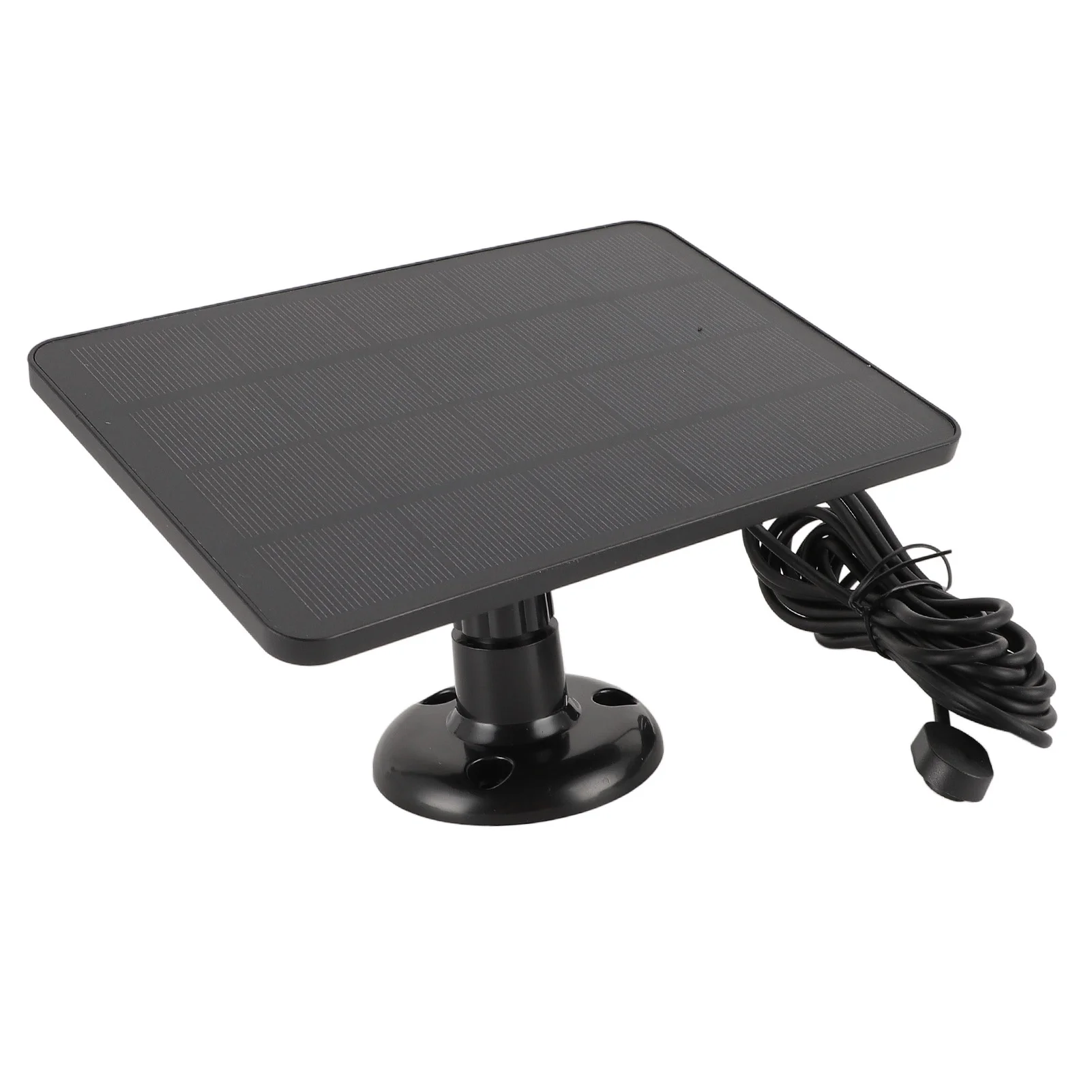 4W 5V Security Camera Solar Panel High Efficiency Solar Charger for Arlo Pro 4 Ultra 2 Pro 3 Ultra Pro 5S Pro 3 Black