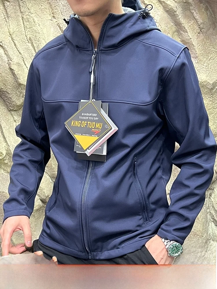 

Outdoor GM Series Softell Jaet с капюшоном Fce на подкладке, износостойкий, новое осеннее поступление, водонепроницаемый мужской джерт