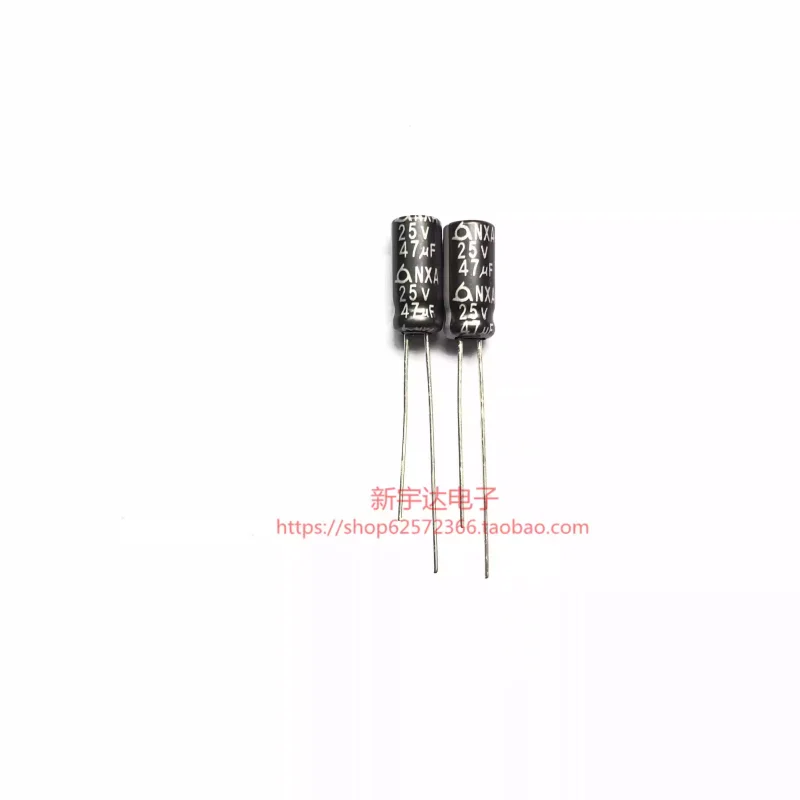 10-100PCS 25V47UF 5X11 Korean Sanying NXA high-frequency low resistance original electrolytic capacitor 47UF 25V