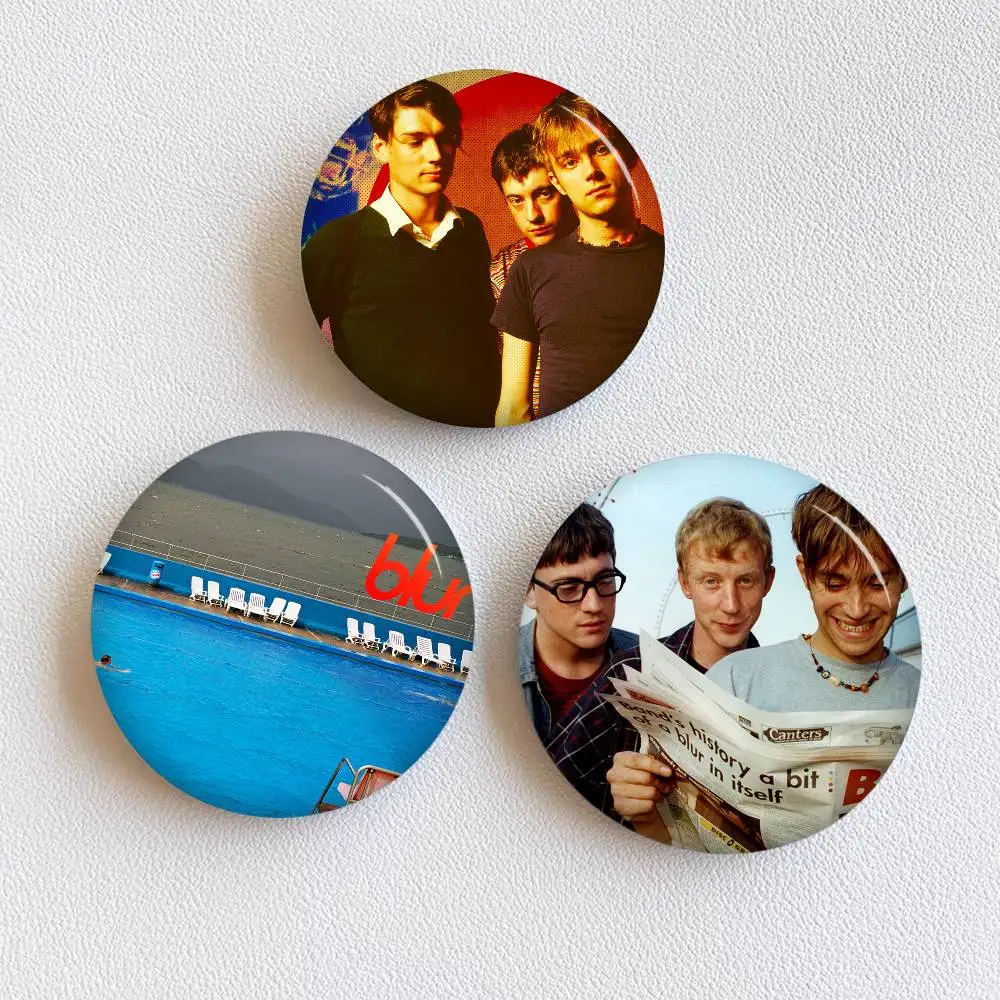 Band Rapper B-Blur Creative Tinplate Soft Button Pins Animal Icon Brooch Lapel Backpack Badge Accessories Pin