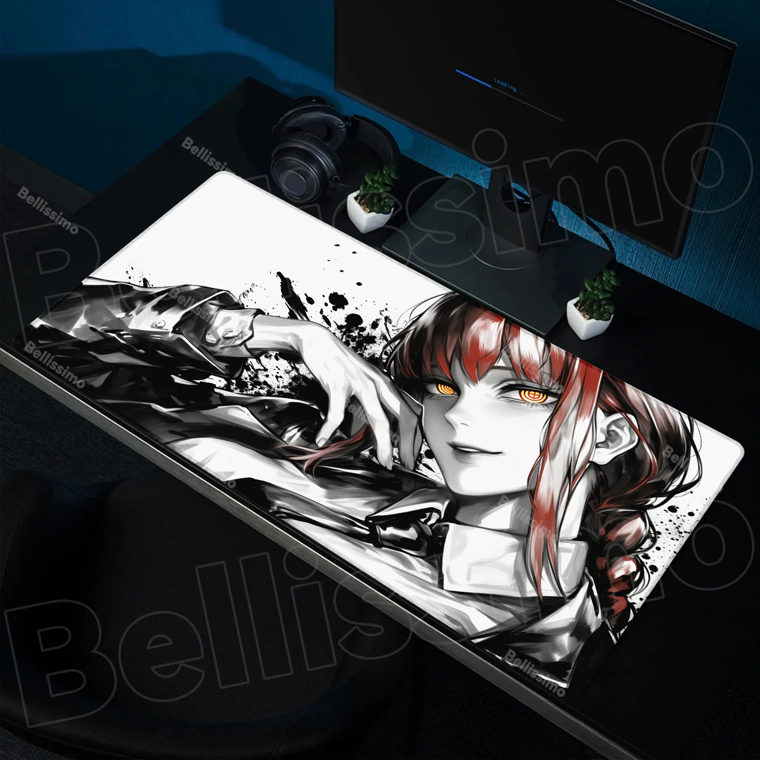 

Large Mouse Pad Chainsaw Man Makima Pc Accessories Xxl Rubber Keyboard Mouse Carpet Anti-slip Gamer Mousepad Laptop Desk Mat
