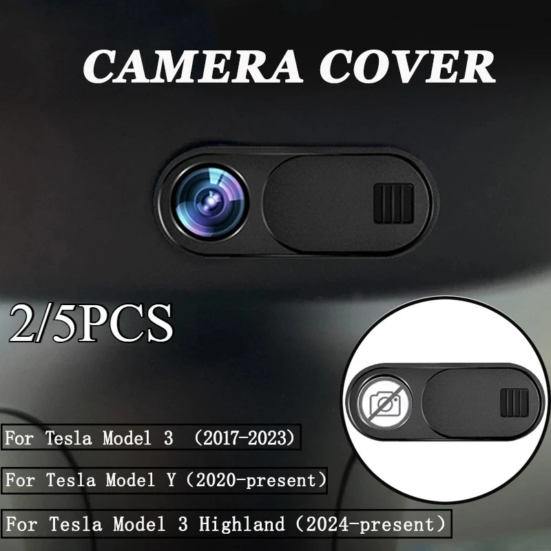 Webcam-Kameraabdeckung für Tesla Model 3 Y S X 3+ Sichtschutz Universeller Sicherheitszubehör-Schutz