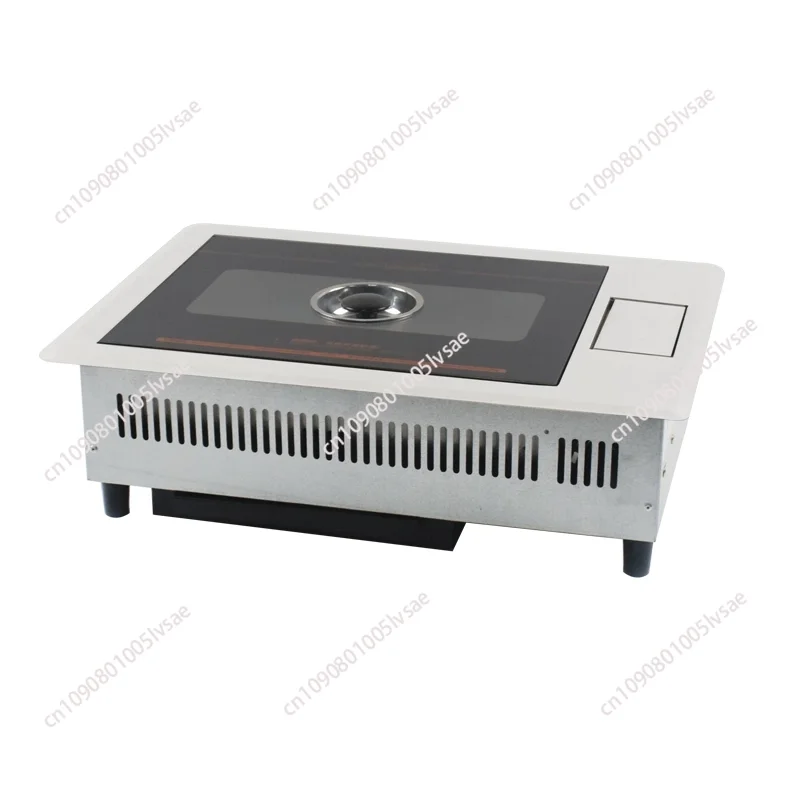 Rectangle Commercial Stainless Steel Outdoor Gas Bbq Barbecue Grill 50cm Korean Restaurant Table Top Bbq Gas Grill