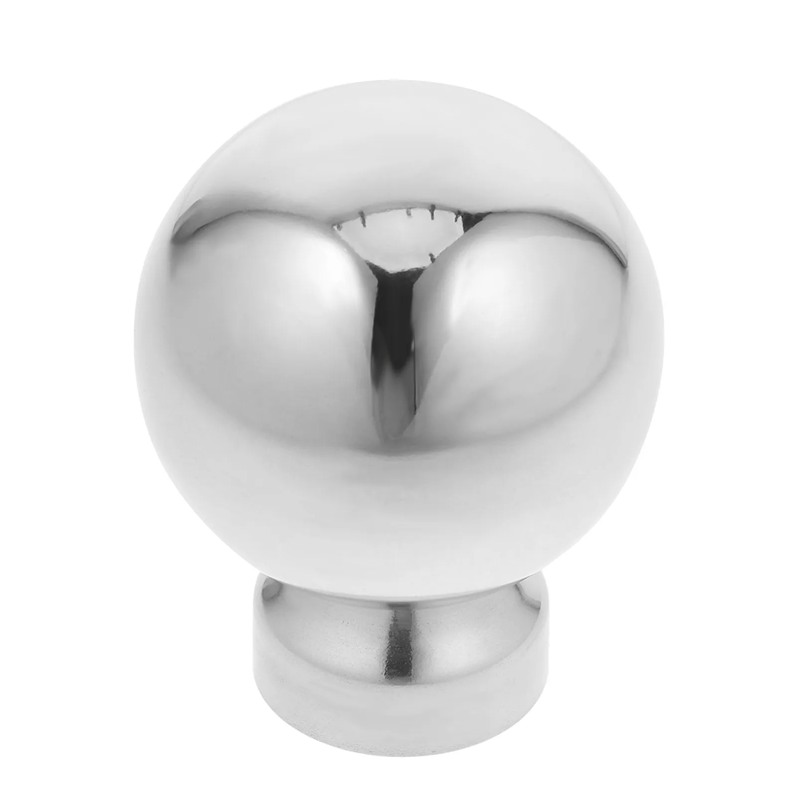 Hollow Stainless Steel Fence Ball Finial Post Cap for Garden Fence Posts Stair Railings Outdoor Railing Decor Metal Finial