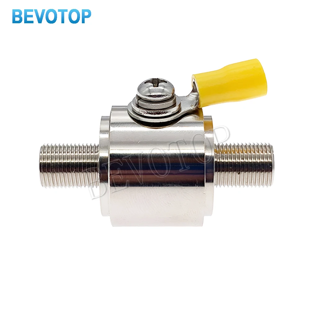 F Type Coaxial Lightning Arrester F Type Female to Female 3GHz 75 Ohm Lightning Protector with 90V Gas Tube Surge Arrester