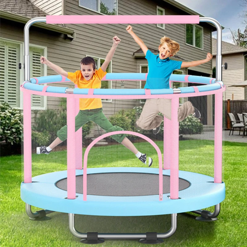 

Kids Indoor Outdoor Small Exercise Gymnastics Incline Mini Trampoline Jumpflex Children's Fence Trampoline