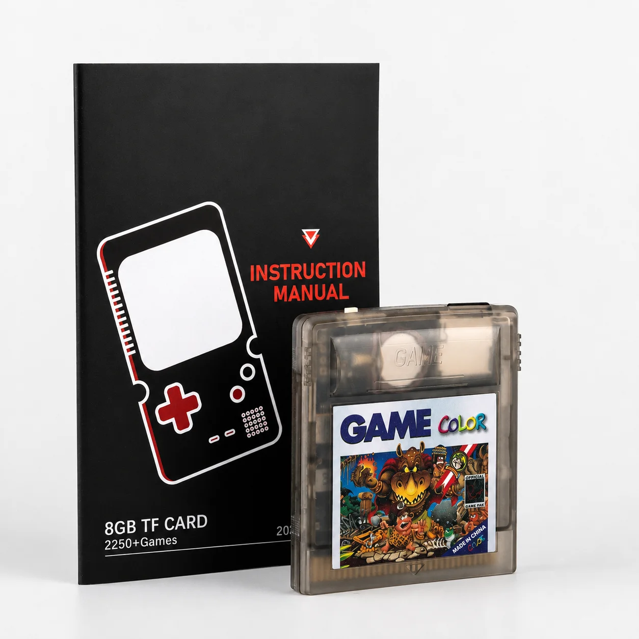 GB GBC Flash-Kartusche Kompatibel mit Game Boy, Game Boy Color und Game Boy Advance 8GB Micro-SD-Karte Menü-Rückkehr-Taste