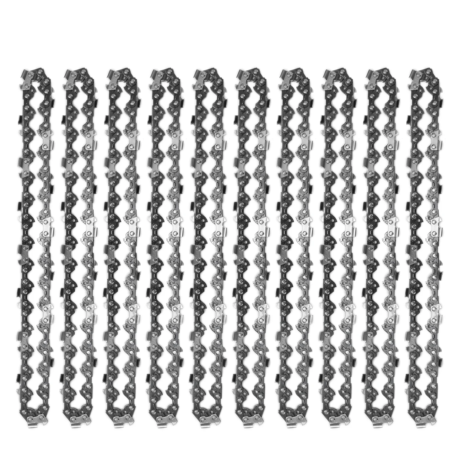 10PCS 6inch/8Inch Mini Steel Chainsaw Chains  Saw Accessory Replacement