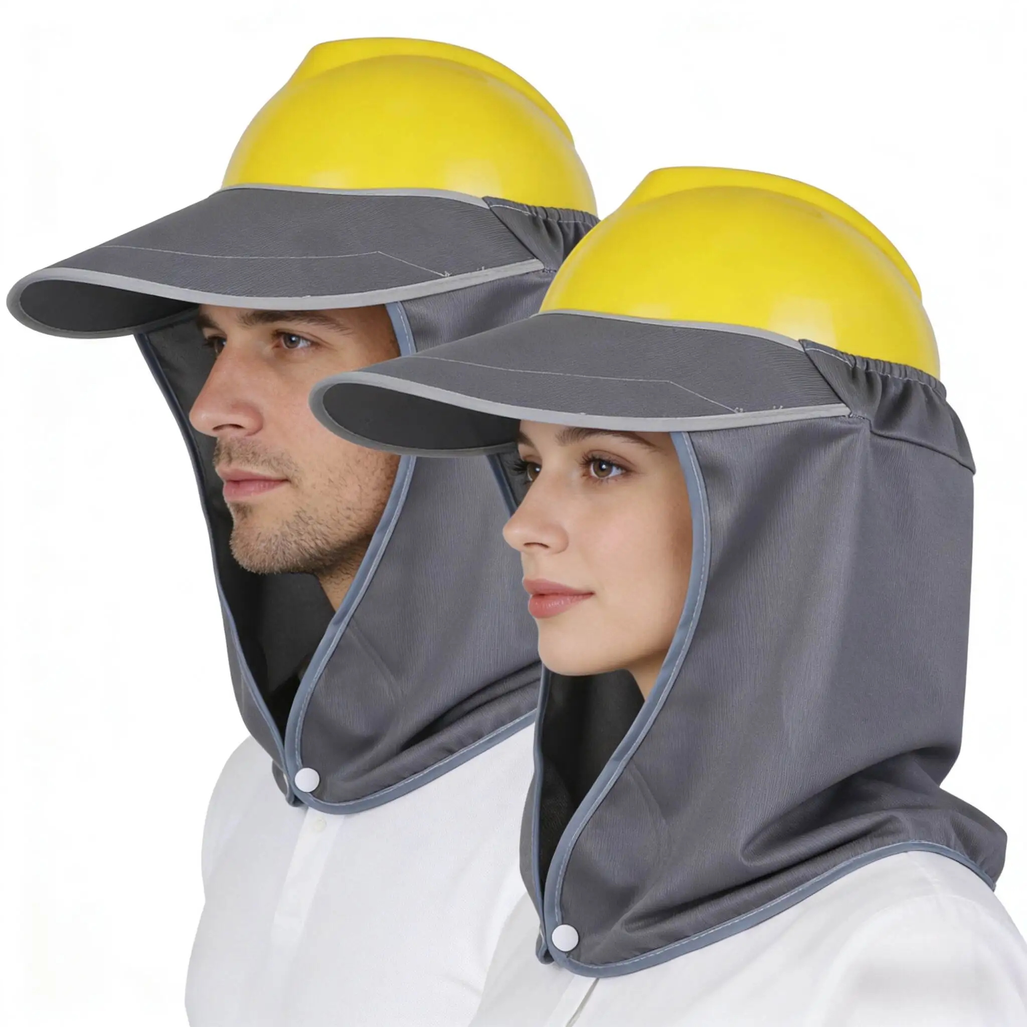Large Size Safety Hat Duckbill Cap Sunshade Outdoor Construction Site Sunscreen Breathable Hat Universal Summer Cap