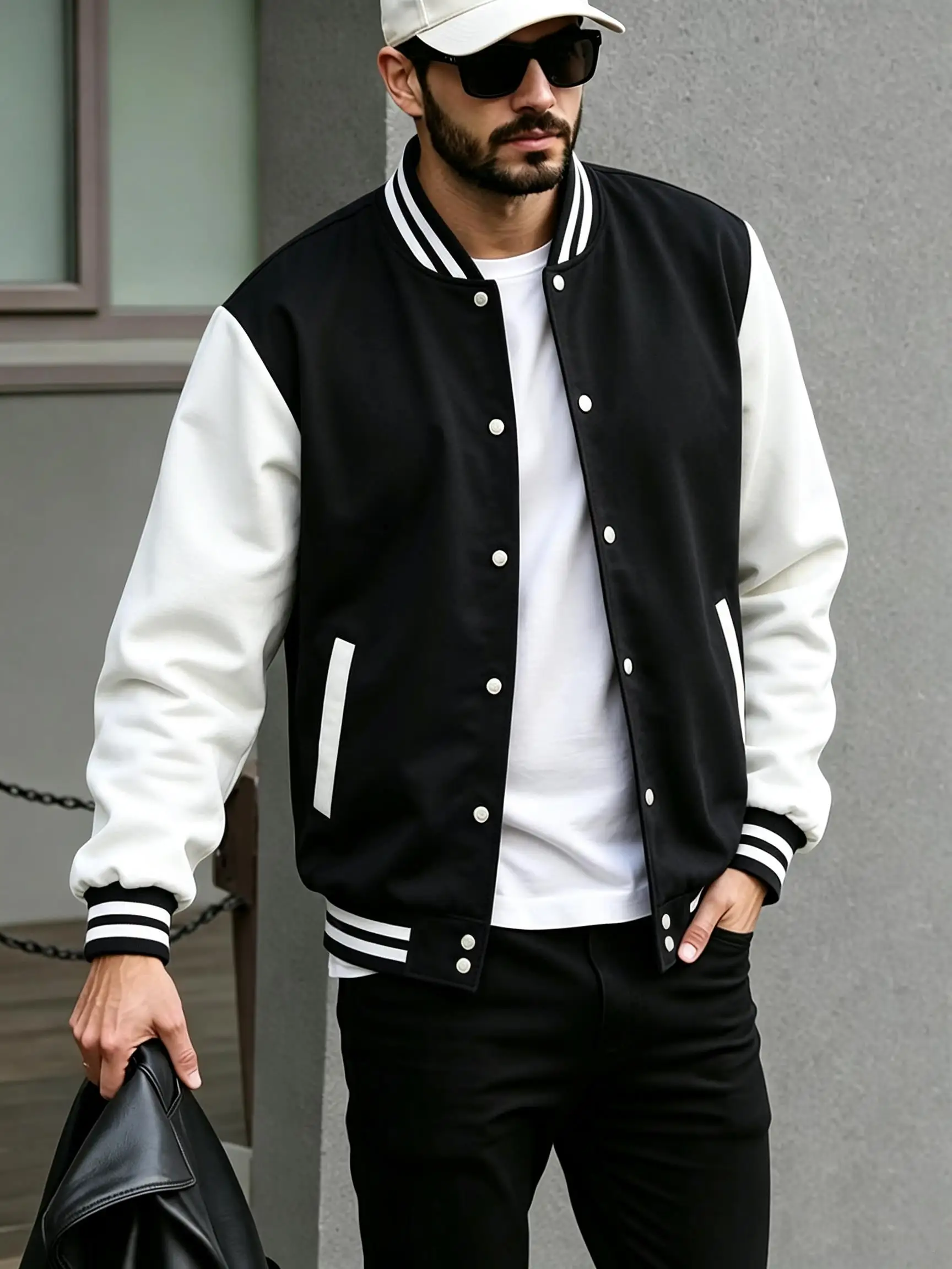 Loose Autumn Sportswears Men Hip Hop Casual Jackets All-Match Comfortable Baseball Uniform Sport Clothes Pocket Fashion Veste